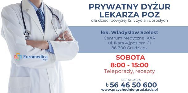 DYŻUR LEKARZA POZ W SOBOTĘ!
